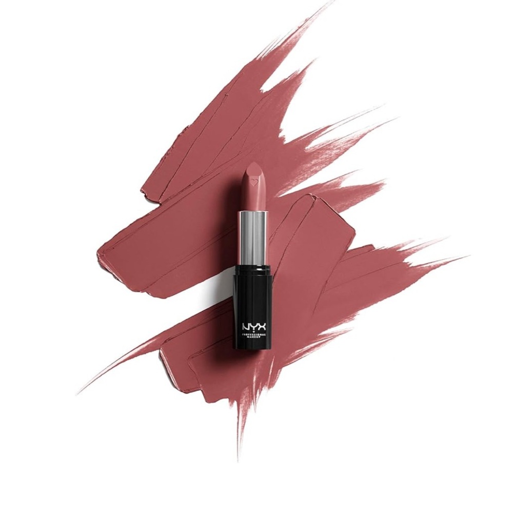 NYX Shout Loud Satin Lipstick - Rosy Nude - “In Love” - Picture 2 of 5